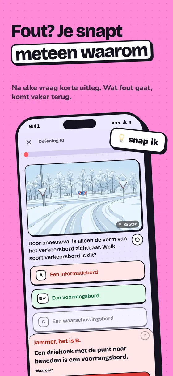 Fout? Je snapt meteen waarom